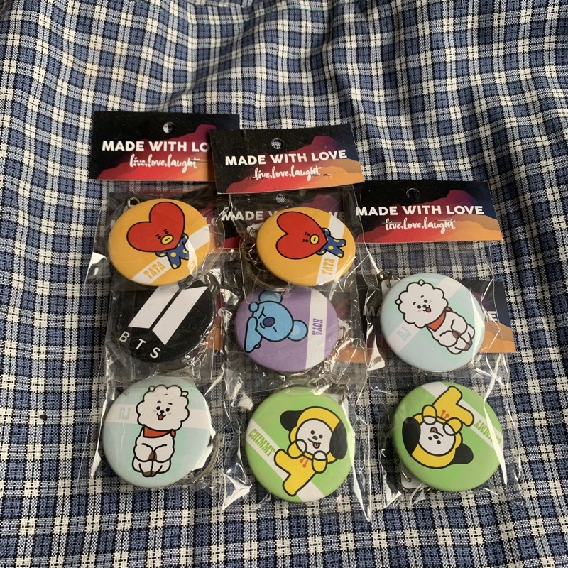 BT21 พวงกุญแจกลม****