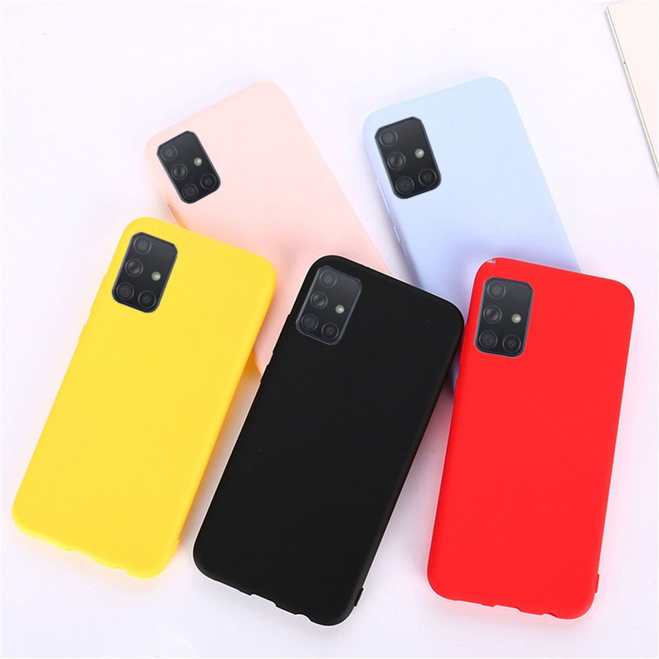 เคสโทรศัพท์มือถือแบบบางพิเศษกันรอยขีดข่วน samsung galaxy a51 a71 s20 pro s20