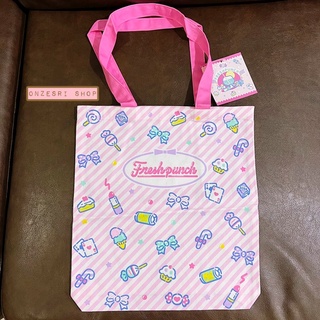 กระเป๋า Freshpunch Tote Bag ใบใหญ่ ขนาด 30 x 34 x 4 ซม.