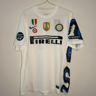 เสื้อกีฬาแขนสั้น ลายทีมชาติฟุตบอล Inter Milan 09 10 ชุดเยือน สไตล์เรโทร สําหรับผู้ใหญ่