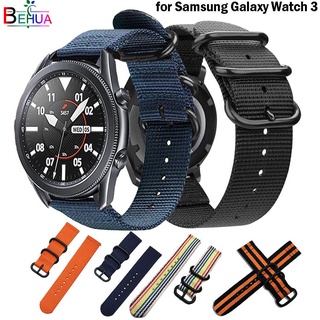 สายนาฬิกาข้อมือไนล่อน 22 มม. สําหรับ Samsung Galaxy Watch 3 45 มม. 41 มม. Galaxy 46 มม. Gear S3 S2