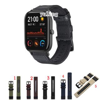 สายนาฬิกาข้อมือไนล่อนทอ สําหรับ Huami Amazfit GTS2 GTS4 mini GTS3 GTS2e Neo GTS 2 3 4 2e