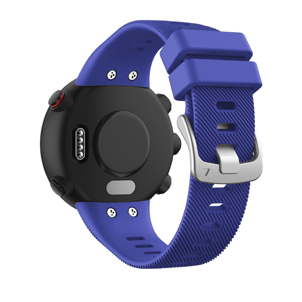 สายนาฬิกาข้อมือ เนื้อซิลิโคน สำหรับ Garmin Forerunner 45 45s