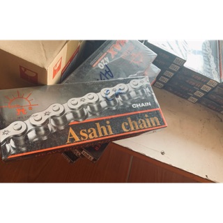 [ลดสูงสุด80.- ใช้โค้ดTAMM656]โซ่รถจักรยานยนต์ Asahi chainของแท้ 428