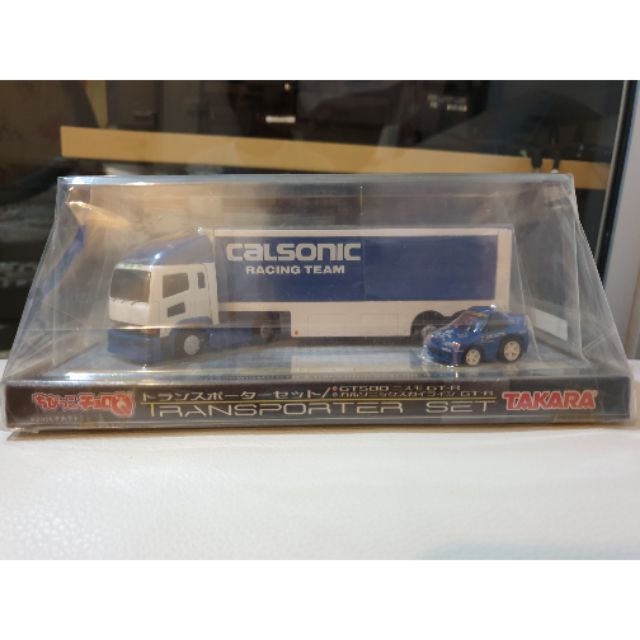 CHORO-Q TRANSPORTER SET [1] CALSONIC SKYLINE GT-R  ของใหม่แท้
