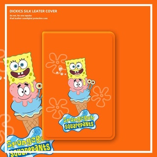 SpongeBob Ice Cream for เคสไอแพด gen 7 8 9 pro 9.7 11 2020 2021  air 1 2 3 4 5 เคส pen slot 10.2 mini 1/2/3/4/5/6