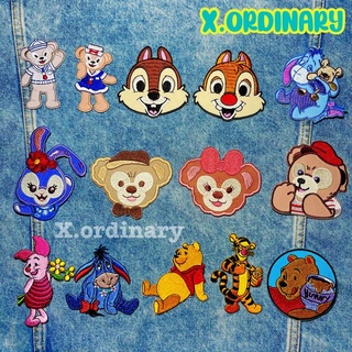 ตัวรีด ตัวรีดติดเสื้อ disney ดิสนีย์ duffy stellalou ดัฟฟี่ หมีพูห์ ชิพกับเดล