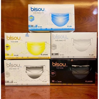 หน้ากากอนามัย4ชั้น Bisou