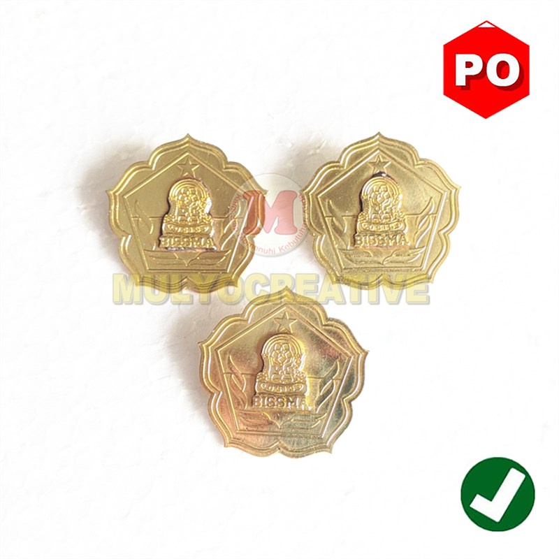 OSIS SMA SMK Pin - ป้าย OSIS Pin แบบกําหนดเองพร้อมชื่อโรงเรียน