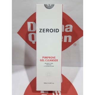 ฉลากไทย Zeroid Pimprove Gel Cleanser 180 ml เจลทำความสะอาดผิวหน้า สำหรับผิวเป็นสิวง่าย