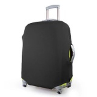 ถุงผ้าคลุมกระเป๋าเดินทาง แบบผ้ายืด (Lycra spandex travel suitcase spandex luggage cover) ไซร์ L ขนาด 26-30 นิ้ว - สีดำ