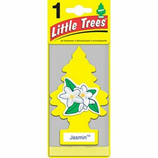 Little Trees® แผ่นน้ำหอมปรับอากาศ รูปต้นไม้ กลิ่น Jasmin เซท 3 ชิ้น