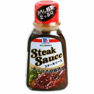 ว๊าว🍟 McCormick  Steak Sauce ซอส สเต๊ก ผสม พริกไทยดำ  235 กรัม  ราคาสดฟิน