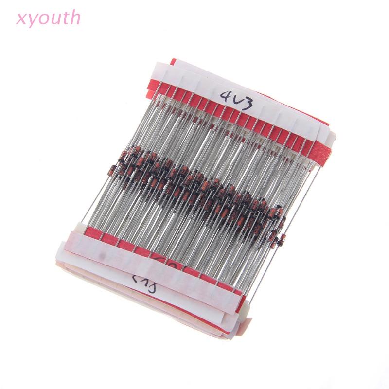 XY 270 ชิ้น 2.4V-33V 27 ค่า 1/2W 0.5W Zener Diode Assorted Kit
