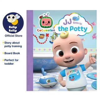 หนังสือนิทาน CoComelon สําหรับเด็ก JJ Goes To the Potty เพื่อช่วยฝึกไม่เต็มเต็ง