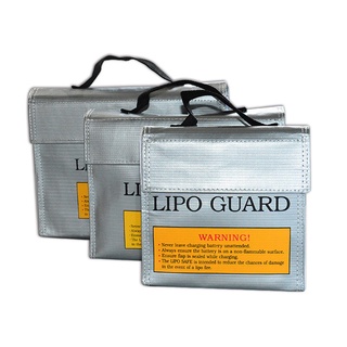 กระเป๋าแบตเตอรี่ LiPo กันไฟ กันระเบิด ขนาด 215x165x45 มม. สําหรับรถบังคับ