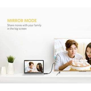 UGREEN รุ่น ED015 สาย HDMI to HDMI รองรับ 4K 60Hz / FHD 144Hz สายยาว 1.5 - 3m สายแบบแบน