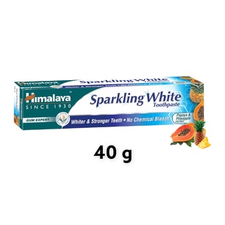 Himalaya SPARKLING WHITE Tooth Paste ยาสีฟัน ฮิมาลายา 40g