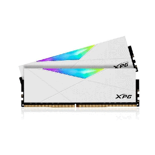 ADATA 16GB (2X8GB) RAM SPECTRIX D50 DDR4 RGB WHITE BUS 3200MHZ (ADT-U32008G16ADW50)