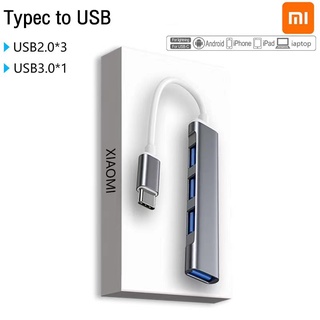 XIAOMI Redmi 4 port USB HUB 3.0 to Type-c USB 3.0 Hub 4 Port Ultra Slim Data 5Gbps Hub Plastic case with Compatible