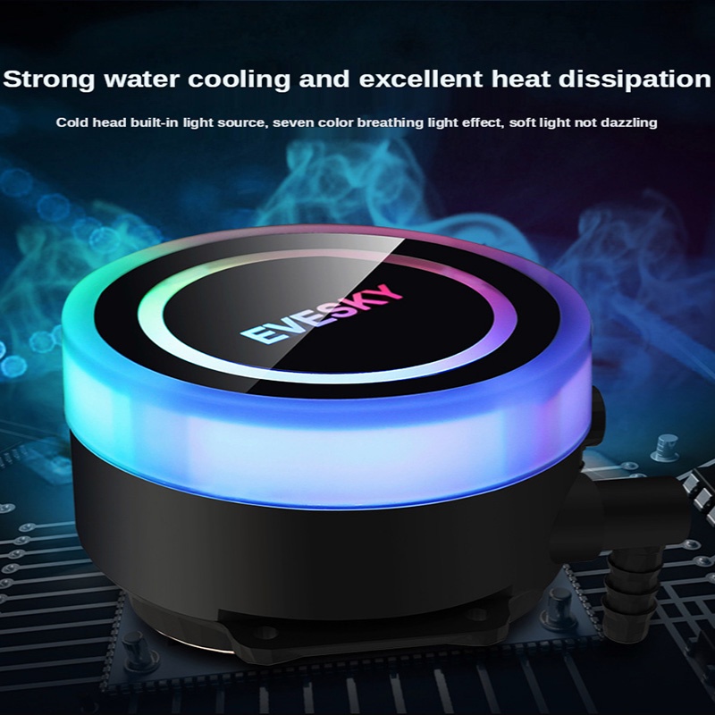 120 240 mm All-in-one CPU Water-cooled Radiator Mute RGB Computer All ...