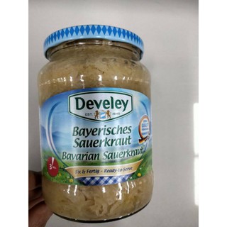 Develey Bayerisvhes Sauerkraut กะหล่ำดอง ในน้ำปรุงรส 680g.