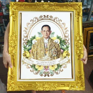 กรอบรูปกระจก ภาพมงคล ใส่กรอบหลุยส์  ติดบ้าน ร้านค้า ของขวัญ ที่ระลึก ขึ้นบ้านใหม่