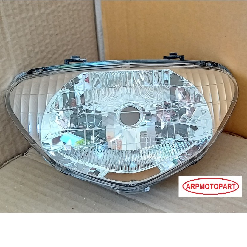 ไฟหน้า (เลนส์ใส) YAMAHA MIO 115 ปี 2004, MX รุ่นเเรก # ยามาฮ่า มีโอ เอ็มเอ็กซ์ HMA # 2004-230-00