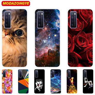 เคส Huawei Nova 7 5G เคสซิลิโคน Soft TPU Phone Case Huawei Nova 7 Nova7 5G Silicone เคส Back Cover