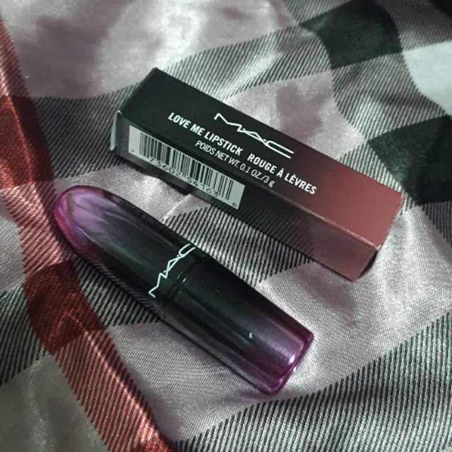ลิปสติก mac love me สี hey frenchie ส่งฟรีลทบ.