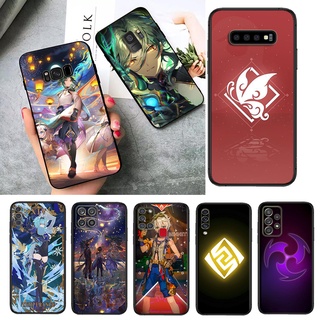 เคสโทรศัพท์มือถือแบบนิ่ม ลายโลโก้เกม genshin impact สําหรับ Samsung Note 9 S20 FE Plus Lite Ultra SD8