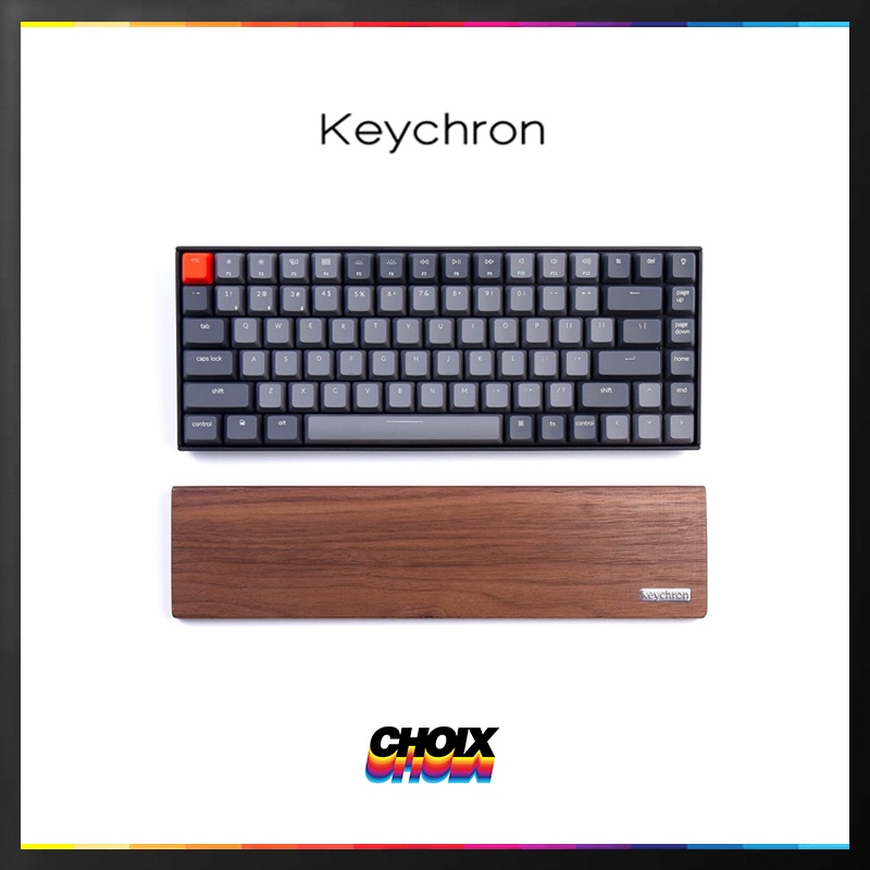 Keychron Keyboard Wooden Palm Rest K2 / K6 , K4 , K8 ที่รองข้อมือ ไม้วอลนัทอเมริกันพรีเมี่ยม