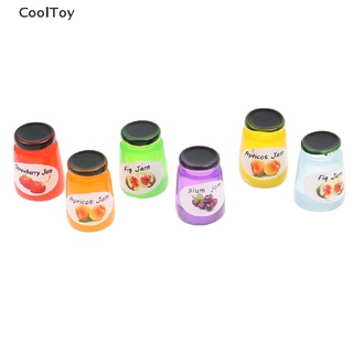 Cooltoy โมเดลอาหาร แยมจิ๋ว 1:12 อุปกรณ์เสริม สําหรับตกแต่งบ้านตุ๊กตา 5 ชิ้น