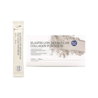 Elastin Low Molecular Collagen Powder 95 ผงอีลาสตินและคอลลาเจน ให้ความชุ่มชื่นแก่ผิวลดริ้วรอย (1กล่อง มี 7 ซอง)