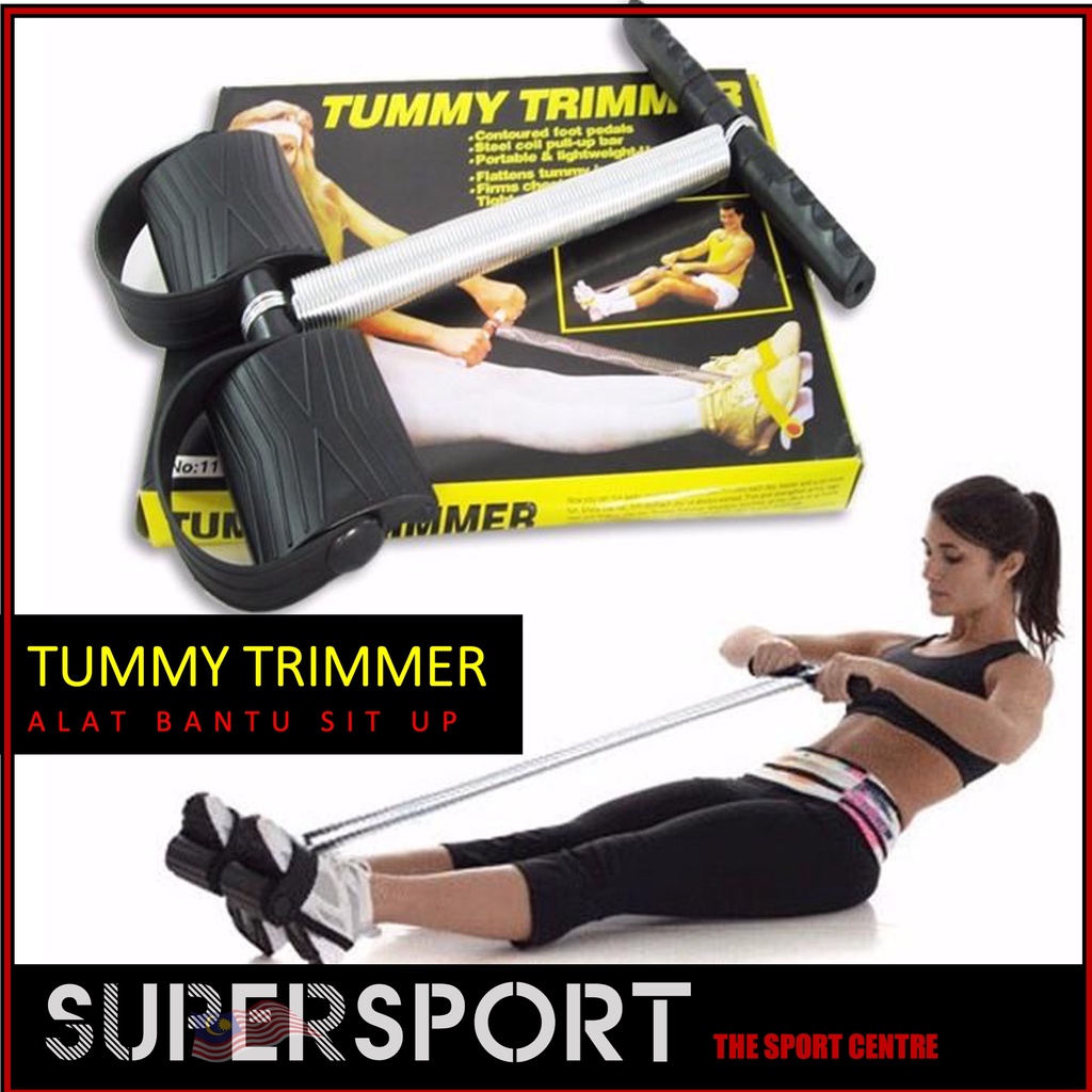 Tummy TRIMMER เอวยางยืด อุปกรณ์ออกกําลังกาย ยิม / Alat Bersenam Bakar Kalori
