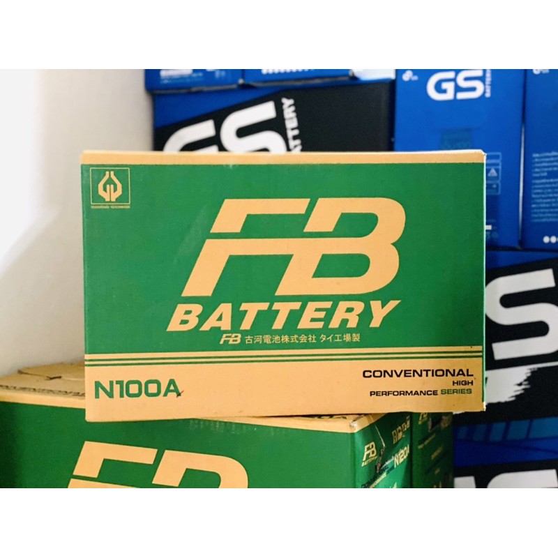 แบตเตอรี่ N100A FB Battery (สำหรับรถบรรทุกหรือโซล่าเซลส์ )แบตเตอรี่เปล่าใส่น้ำกรดเอง