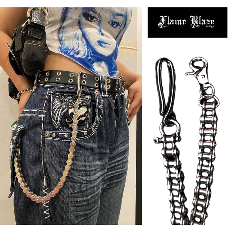 Devil chain โซ่คล้องกระเป๋า โซ่กระเป๋าตัง โซ่คล้องกางเกง