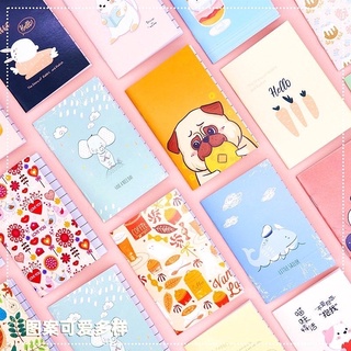 PT mallshop สมุดโน๊ตจิ๋ว สุ่มลาย สมุดจิ๋ว แบบมีเส้น 10.5 x 7 cm Notebook ลายการ์ตูนน่ารักๆ สมุดโน๊ต 📒