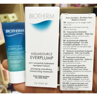 ลดเลือนริ้วรอยแรกเริ่มใน 1 สัปดาห์! Biotherm Aquasource