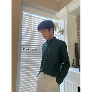 เสื้อเชิ้ตแขนยาวผ้าอ๊อกฟอร์ดM-4XL Long​ sleeve ​oxford​ shirt​
