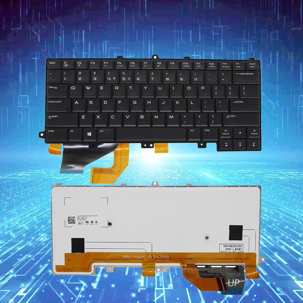 ใหม่สําหรับ Dell Alienware 14 M14x R3 P39G 0FFGJW NSK-LB0BC PK130US1B05 คีย์บอร์ดเรืองแสง