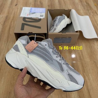 รองเท้าผ้าใบ Yeezy 700V2 Static สีขาว รีเฟค สะท้อนแสง ไซส์ 36-44