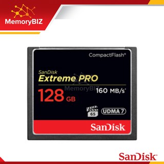 SanDisk Extreme Pro CF Card 128GB Speed 160MB/150MB/s (SDCFXPS_128G_X46) เมมโมรี่ แซนดิส กล้องโปร กล้องถ่ารูป Synnex