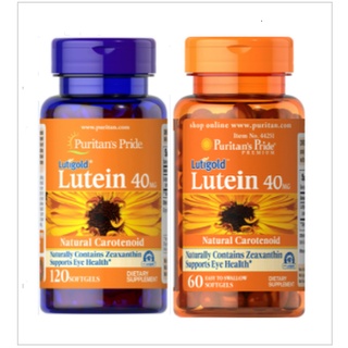 Lutein with Zeaxanthin, Puritans Pride พูริแทน ไพรด์ ลูทีน ผสม ซีแซนทีน