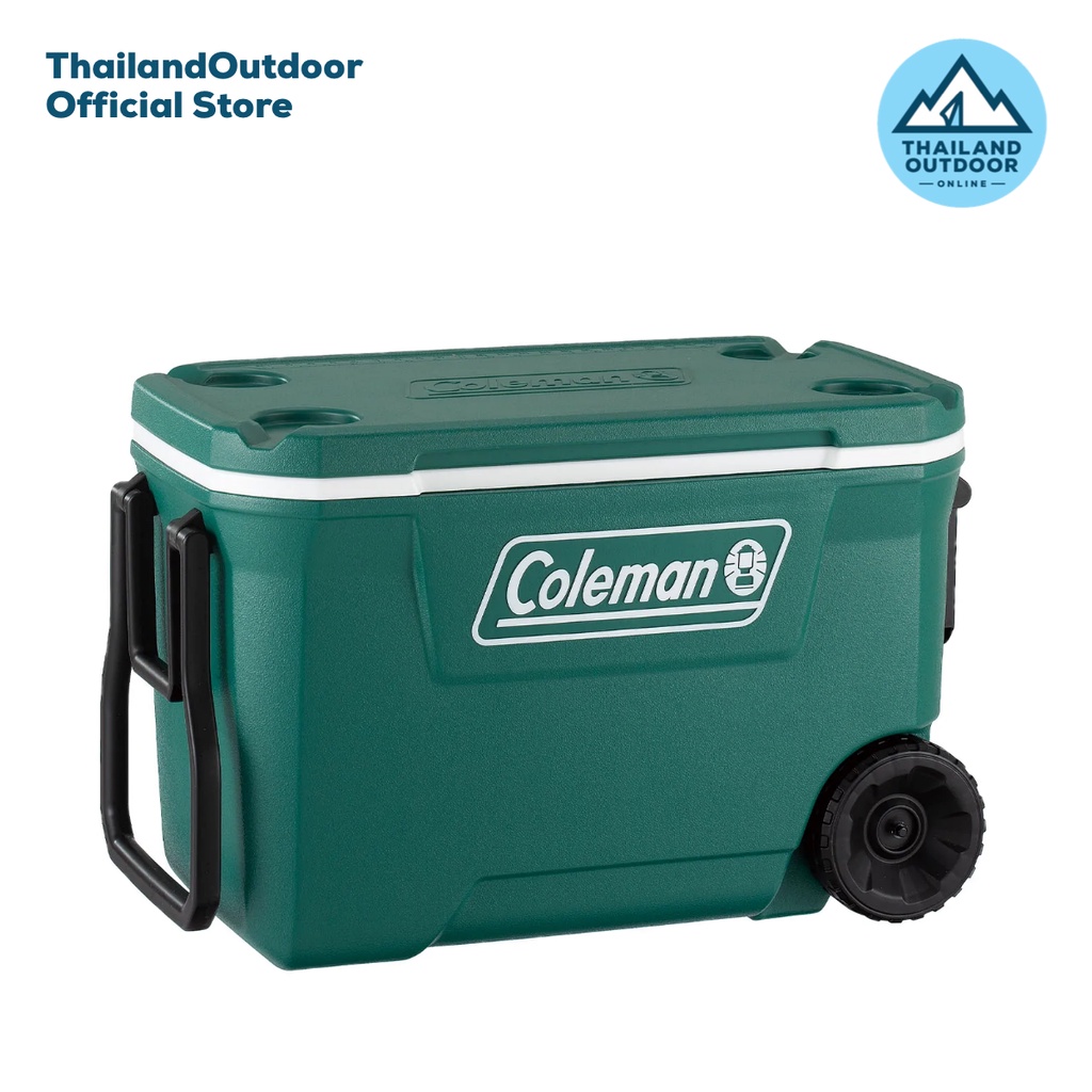 Coleman ถังน้ำแข็งแค้มปิ้ง ขนาด 62 QT รุ่น Xtreme Wheel Cooler / Evergreen 37236