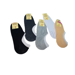 11.11 ใส่ MSNOV100 ลดอีก 15% OW Socks ถุงเท้าข้อเว้ามูจิสีพื้น 631 แพ็ค 12 คู่ 1 สี