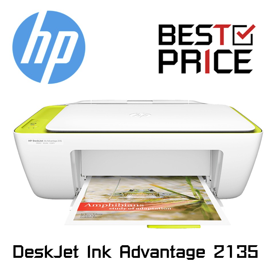 ปริ้นเตอร์ HP DeskJet Ink Advantage 2135 ของใหม่ เครื่องศูนย์ hp ประกันแอดไวซ์ 1 ปี