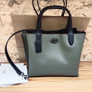 Coach Willow Tote 24 In Colorblock