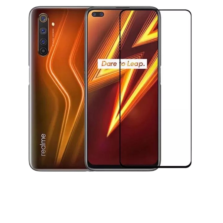 new product promotion ▧ฟิล์มกระจกเต็มจอ Realme 6i ฟิล์มเรียวมี6i ฟิล์มกระจกนิรภัย Realme6i ฟิล์มขอบด