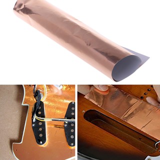 1PC Guitar Copper Foil Tape EMI Shielding Single Conductive Adhesive Sheet